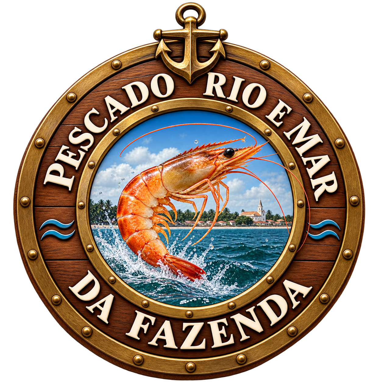 Logotipo Pescado Rio e Mar da Fazenda